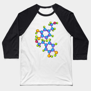 Dopamine (Ease/Enjoyment) Molecule Geometry Baseball T-Shirt